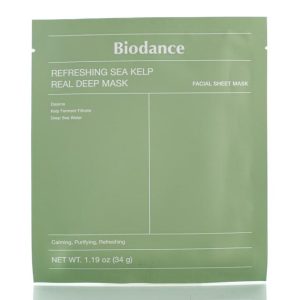 Освежающая гидрогелевая маска с морскими водорослями Biodance Refreshing Sea Kelp Real Deep (1 шт - 34 мл) – Купити в Україні Ulitka Beauty Освежающая гидрогелевая маска с морскими водорослями Biodance Refreshing Sea Kelp Real Deep (1 шт - 34 мл) – Купити в Україні Ulitka Beauty