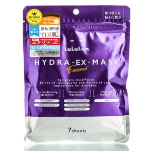 Тканевая маска для упругости кожи с экзосомами Lululun Hydra-Ex-Mask (7 шт) – Купити в Україні Ulitka Beauty