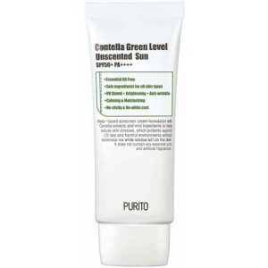 Солнцезащитный крем без эфирных масел PURITO Centella Green Level Unscented Sun SPF50+PA+++ (60 мл) – Купити в Україні Ulitka Beauty