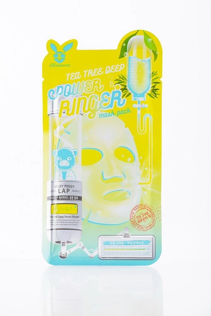 Тканевая маска с чайным деревом Elizavecca Tea Tree Deep Power Ringer Mask (23 мл)