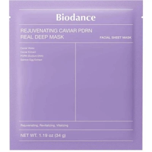 Антивозрастная гидрогелевая маска с PDRN и экстрактом икры Biodance Rejuvenating Caviar PDRN Real Deep Mask (1 шт - 34 мл) – Купити в Україні Ulitka Beauty Антивозрастная гидрогелевая маска с PDRN и экстрактом икры Biodance Rejuvenating Caviar PDRN Real Deep Mask (1 шт - 34 мл) – Купити в Україні Ulitka Beauty