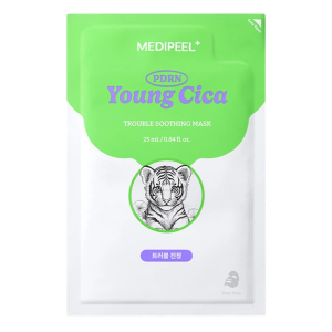 Успокаивающая тканевая маска с PDRN и центеллой Medi Peel Young Cica PDRN Trouble Soothing Mask (25 мл) – Купити в Україні Ulitka Beauty Успокаивающая тканевая маска с PDRN и центеллой Medi Peel Young Cica PDRN Trouble Soothing Mask (25 мл) – Купити в Україні Ulitka Beauty