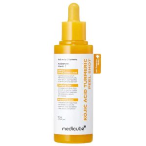 Осветляющий пилинг с койевой кислотой и куркумой Medicube Kojic Acid Turmeric Peel Shot (80 мл) – Купити в Україні Ulitka Beauty Осветляющий пилинг с койевой кислотой и куркумой Medicube Kojic Acid Turmeric Peel Shot (80 мл) – Купити в Україні Ulitka Beauty