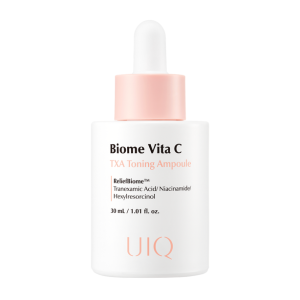 Осветляющая концентрированная сыворотка с транексамовой кислотой UIQ Biome Vita C TXA Toning Ampoule (30 мл) – Купити в Україні Ulitka Beauty Осветляющая концентрированная сыворотка с транексамовой кислотой UIQ Biome Vita C TXA Toning Ampoule (30 мл) – Купити в Україні Ulitka Beauty