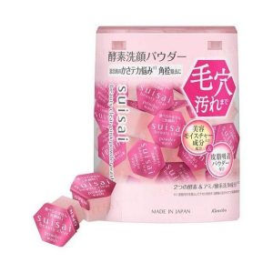 Энзимная пудра для сухой и комбинированной кожи Suisai Kanebo Beauty Clear Pink Powder Wash (1 шт) – Купити в Україні Ulitka Beauty