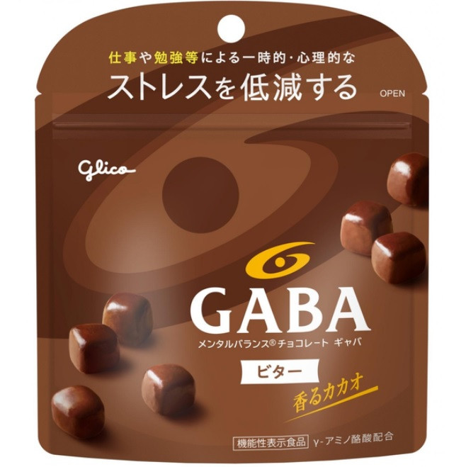 Черный шоколад от стресса с GABA Glico Libera GABA (50 гр)