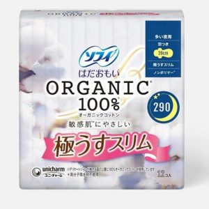 Ночные гигиенические прокладки из натурального хлопка Unicharm Sofy Organic Cotton (1 уп - 12 шт) – Купити в Україні Ulitka Beauty Ночные гигиенические прокладки из натурального хлопка Unicharm Sofy Organic Cotton (1 уп - 12 шт) – Купити в Україні Ulitka Beauty