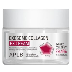 Крем для укрепления кожи с экзосомами и коллагеном APLB Exosome Collagen EX Cream (55 мл) – Купити в Україні Ulitka Beauty Крем для укрепления кожи с экзосомами и коллагеном APLB Exosome Collagen EX Cream (55 мл) – Купити в Україні Ulitka Beauty