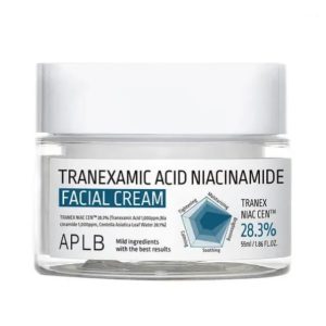 Крем от пигментации с транексамовой кислотой и ниацинамидом APLB Tranexamic Acid Niacinamide Facial Cream (55 мл) – Купити в Україні Ulitka Beauty Крем от пигментации с транексамовой кислотой и ниацинамидом APLB Tranexamic Acid Niacinamide Facial Cream (55 мл) – Купити в Україні Ulitka Beauty