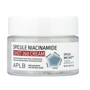 Крем со спикулами и ниацинамидом APLB Spicule Niacinamide Shot 260 Cream (55 мл) – Купити в Україні Ulitka Beauty Крем со спикулами и ниацинамидом APLB Spicule Niacinamide Shot 260 Cream (55 мл) – Купити в Україні Ulitka Beauty