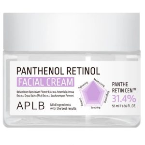 Омолаживающий крем с пантенолом и ретинолом APLB Panthenol Retinol Facial Cream (55 мл) – Купити в Україні Ulitka Beauty