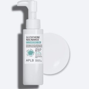 Гидрофильное масло с глутатионом и ниацинамидом APLB Glutathione Niacinamide Cleansing Oil (105 мл) – Купити в Україні Ulitka Beauty Гидрофильное масло с глутатионом и ниацинамидом APLB Glutathione Niacinamide Cleansing Oil (105 мл) – Купити в Україні Ulitka Beauty