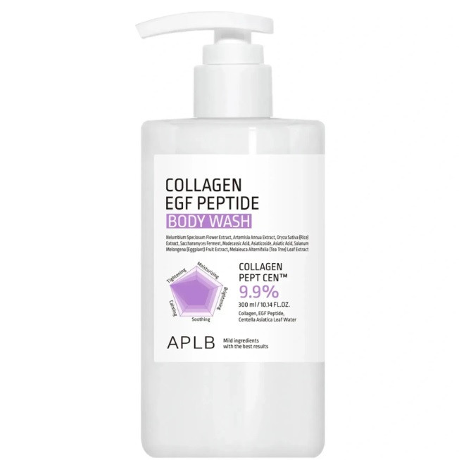 Гель для душа с коллагеном, EGF и пептидами APLB Collagen EGF Peptide Body Wash (300 мл)