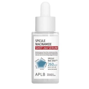 Сыворотка для обновления кожи со спикулами и ниацинамидом APLB Spicule Niacinamide Shot 260 Serum (40 мл) – Купити в Україні Ulitka Beauty