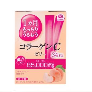 Коллаген с витамином С в форме желе со вкусом персика Earth Collagen C Jelly Peach (34 шт) – Купити в Україні Ulitka Beauty Коллаген с витамином С в форме желе со вкусом персика Earth Collagen C Jelly Peach (34 шт) – Купити в Україні Ulitka Beauty